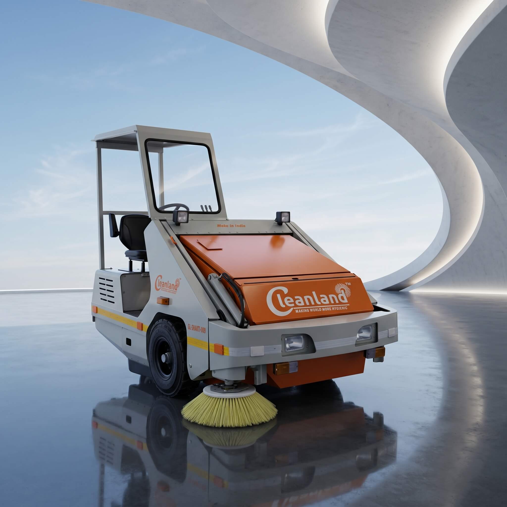GL Shakti 009 Champion - Ride-On Sweeper