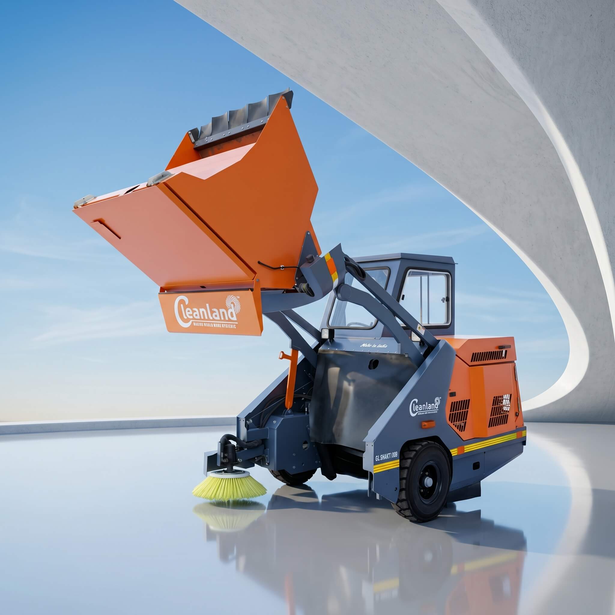 GL Shakti 009 Premium - Ride-On Sweeper